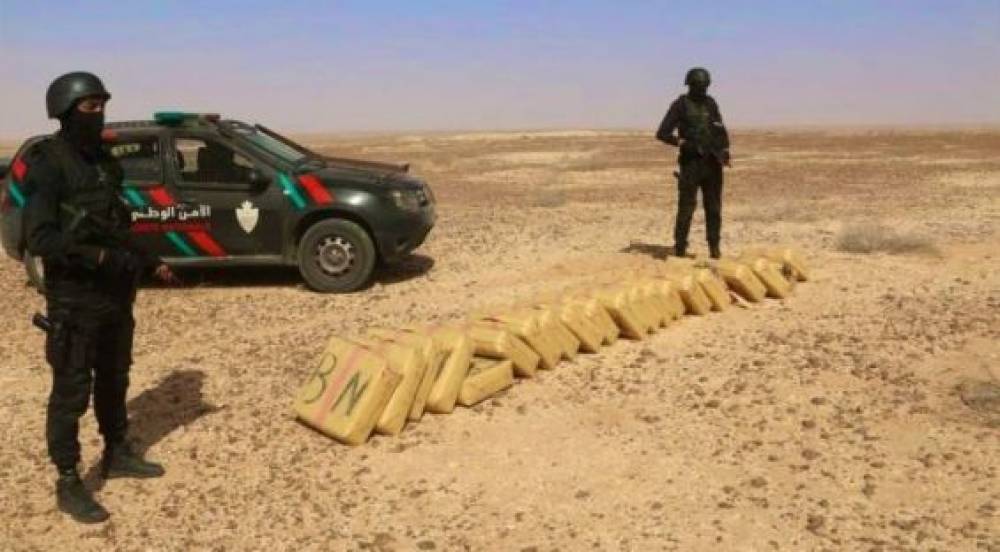 Laâyoune : Plus d'une tonne de résine de cannabis saisie dans une opération antidrogue