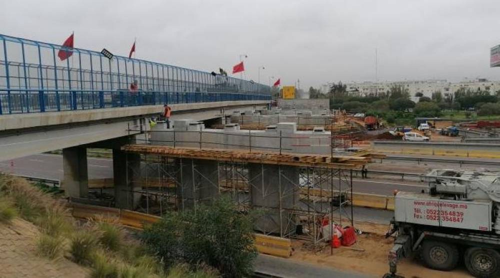 Témara: Ouverture à la circulation du passage supérieur de l'avenue Mohammed VI sur l'autoroute Casablanca-Tanger