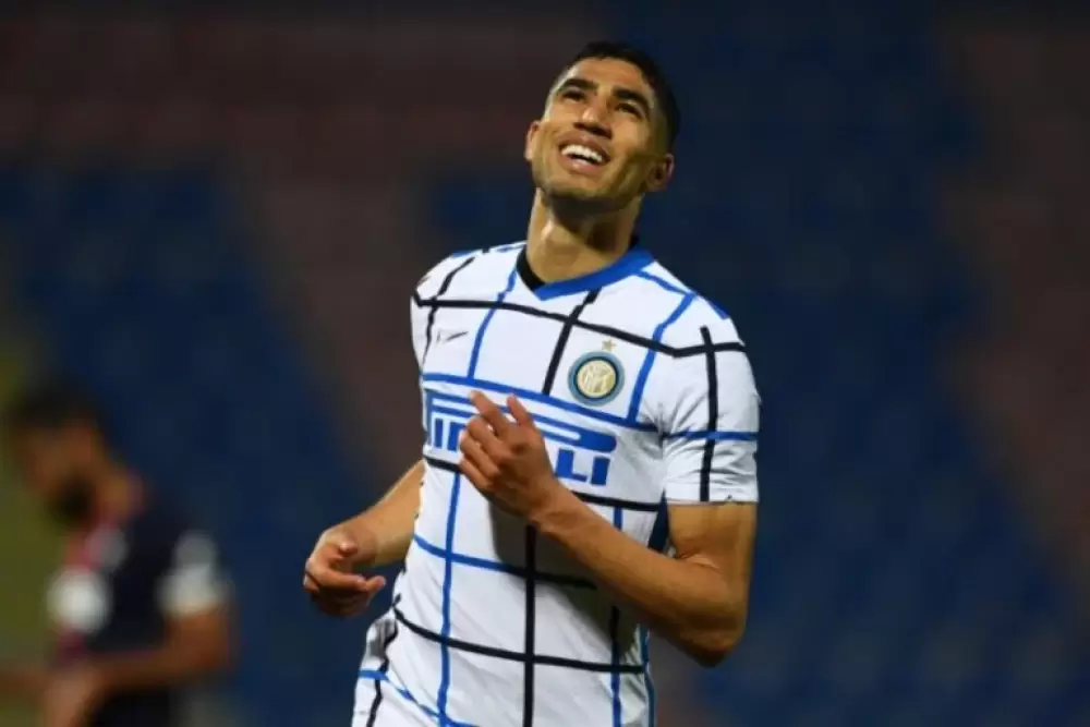Inter Milan : Le prix d’Achraf Hakimi fixé à 80 millions d’euros, son agent fait une mise au point