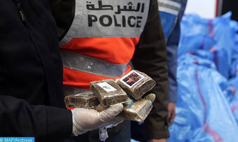 Casablanca: saisie de plus de 2 tonnes de chira à bord d’un camion de transport de marchandises (DGSN)