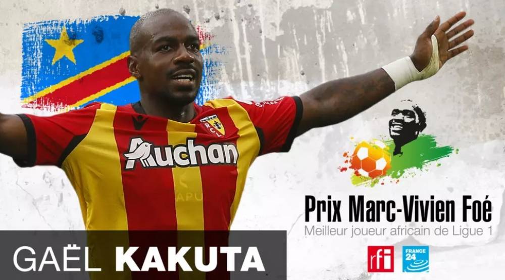 Prix Marc-Vivien Foé 2021 : le Congolais Gaël Kakuta élu joueur africain de l'année en Ligue 1