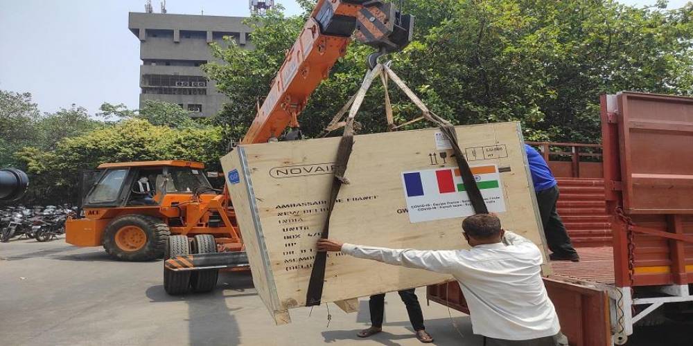 Covid-19: La France envoie du matériel médical à destination de l’Inde