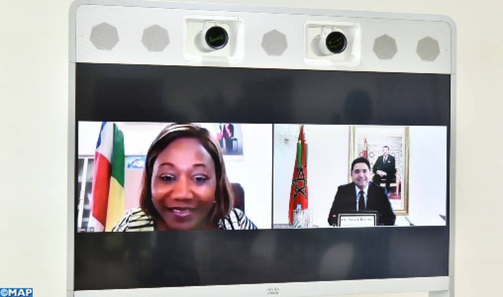 M. Bourita s’entretient avec son homologue centrafricaine