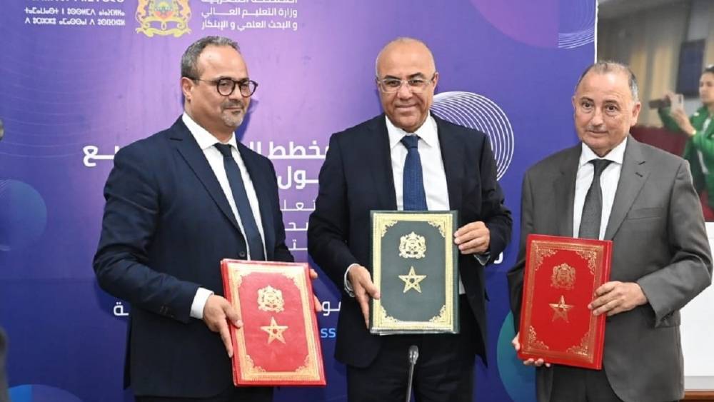 Signature d'une convention pour la réalisation d'une cité universitaire à Kénitra et dans l'une des préfectures de la région de Rabat