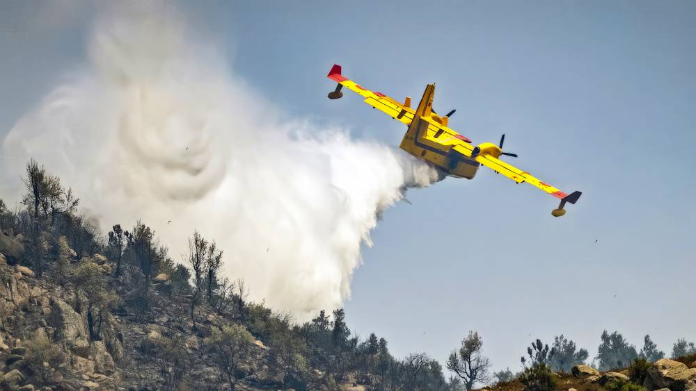 Lutte contre les feux de forêt : le Maroc réceptionne son septième Canadair