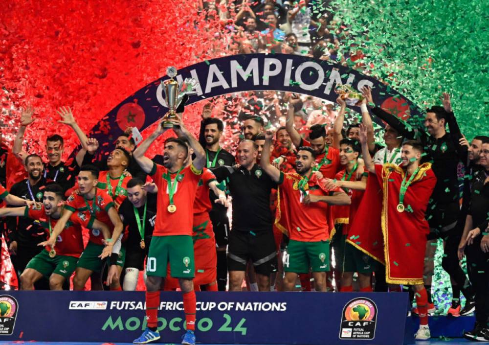 Futsal: les Lions de l’Atlas 6es au 1er classement mondial de la FIFA