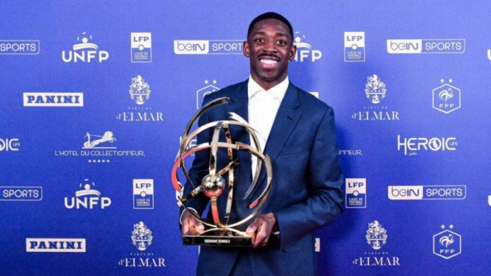France : Ousmane Dembélé sacré meilleur joueur de Ligue 1