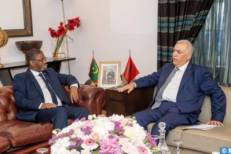 Rabat : M. Laftit reçoit le ministre délégué mauritanien chargé de la Décentralisation et du Développement local