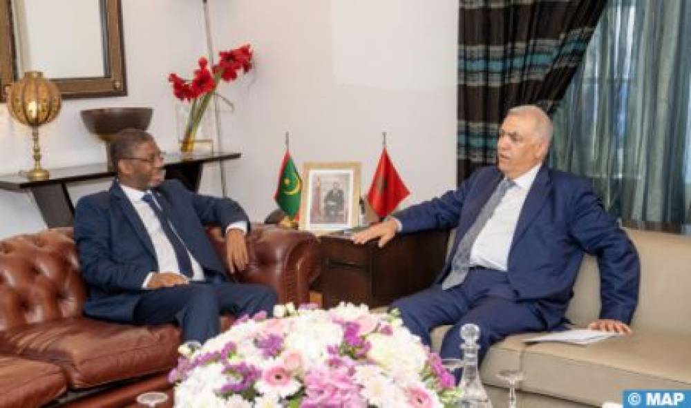 Rabat : M. Laftit reçoit le ministre délégué mauritanien chargé de la Décentralisation et du Développement local