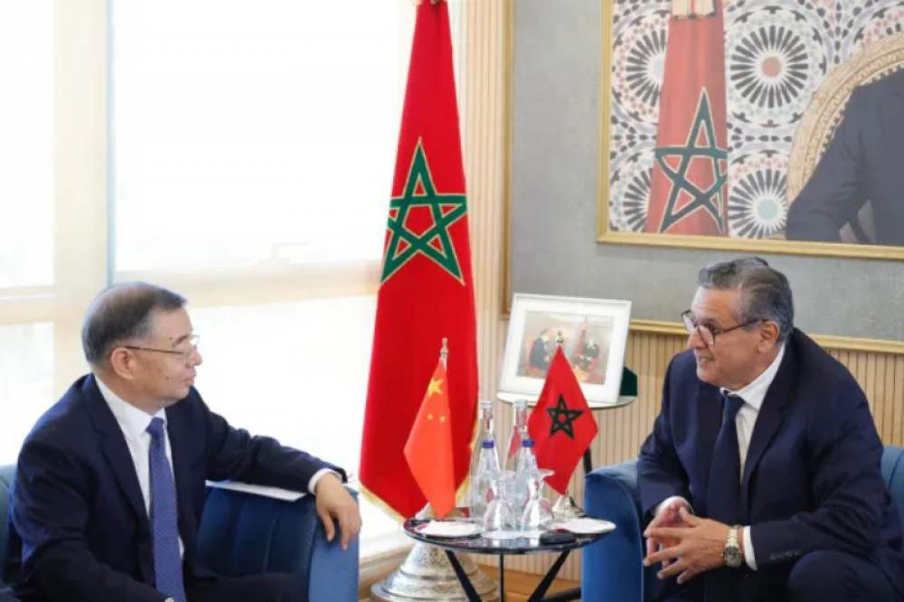 Akhannouch s'entretient à Rabat avec un responsable du Parti communiste chinois