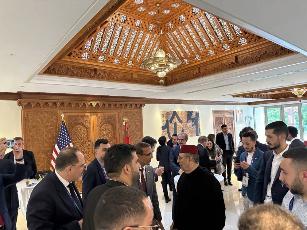 Rencontre à l’Ambassade du Royaume du Maroc à Washington en l’honneur de la délégation marocaine participant au Sommet « SelectUSA »