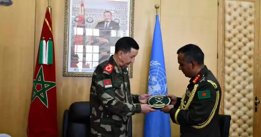 Le Général des FAR reçoit le chef de la MINURSO au Sud