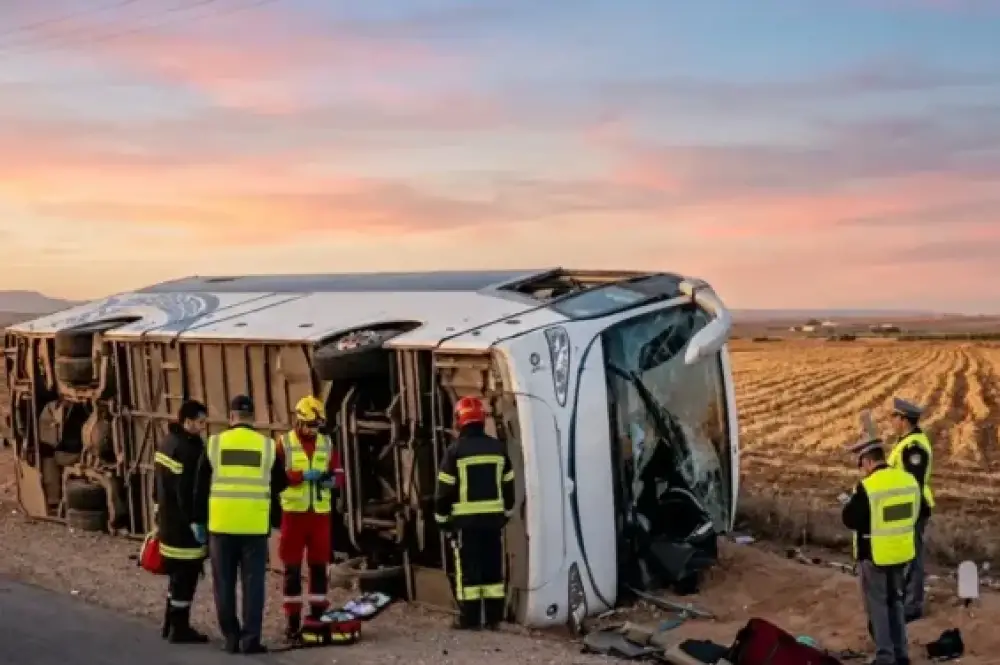 Maroc : Un accident entre Guercif et Saka fait 4 morts et 31 blessés