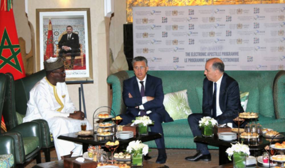 14e Forum International sur l’e-APP : M. Ouahbi s’entretient avec le secrétaire permanent de l’OHADA