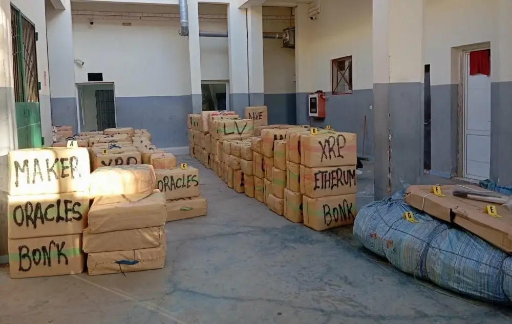 Laâyoune : Avortement d'une tentative de trafic de plus de 8 tonnes de chira