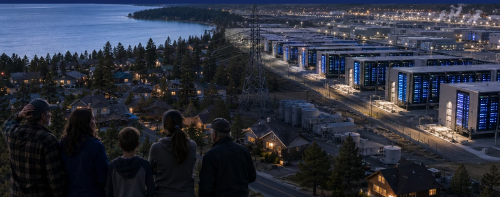 Ils se sentent sacrifiés : les habitants de cette ville vont être privés d’électricité au profit de l’IA !