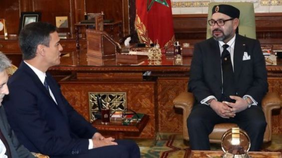 Pedro Sánchez et des hommes d'affaires espagnols au Maroc en décembre