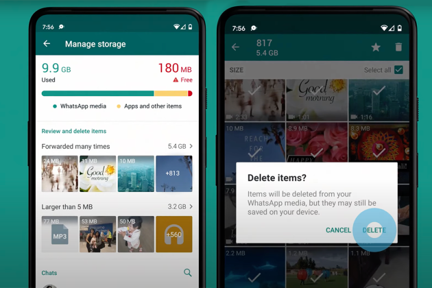 WhatsApp va enfin vous permettre de faire du tri dans vos photos et vos vidéos
