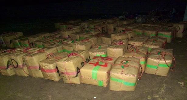 Saisie de 2 tonnes et 320 kg de chira à Assilah