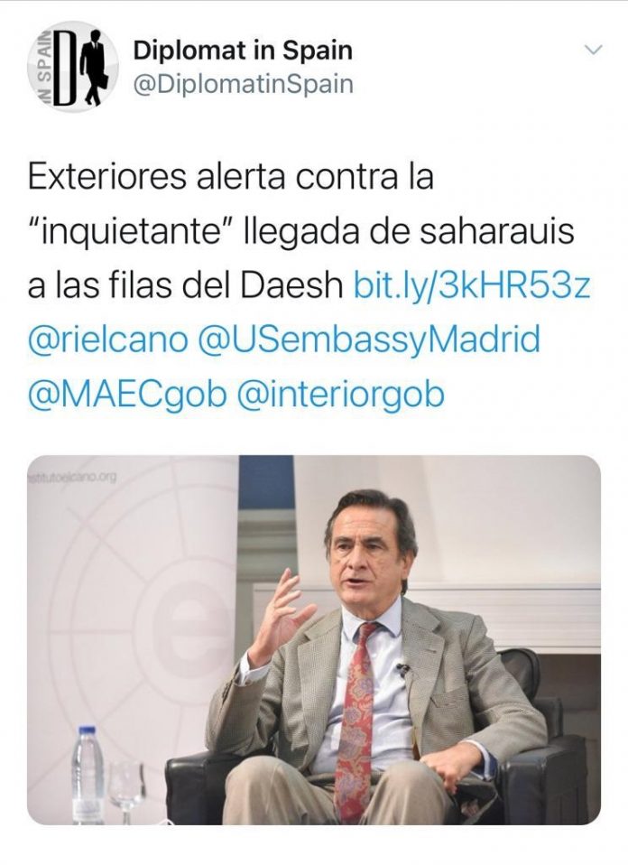 L’Espagne inquiète par l’arrivée de terroristes sahraouis à Daesh