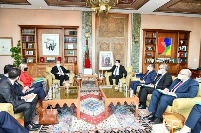 M. Nasser Bourita reçoit son homologue français