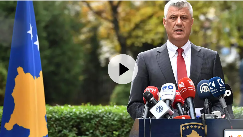 Accusé de crimes de guerre, le président du Kosovo démissionne