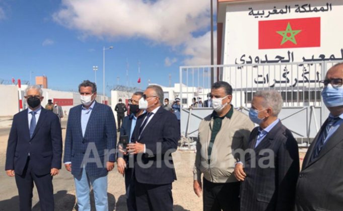 Vidéo / Sahara – Visite éclair à Guergarate des leaders des 8 partis représentés au parlement