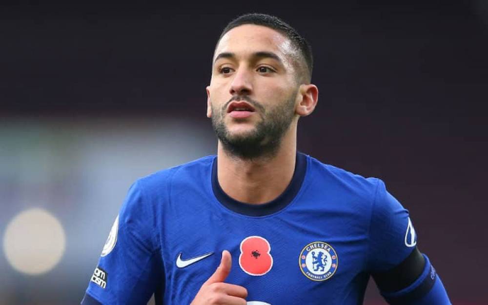 Premier League: l’entraineur de Chelsea satisfait du rendement de Ziyech face à United