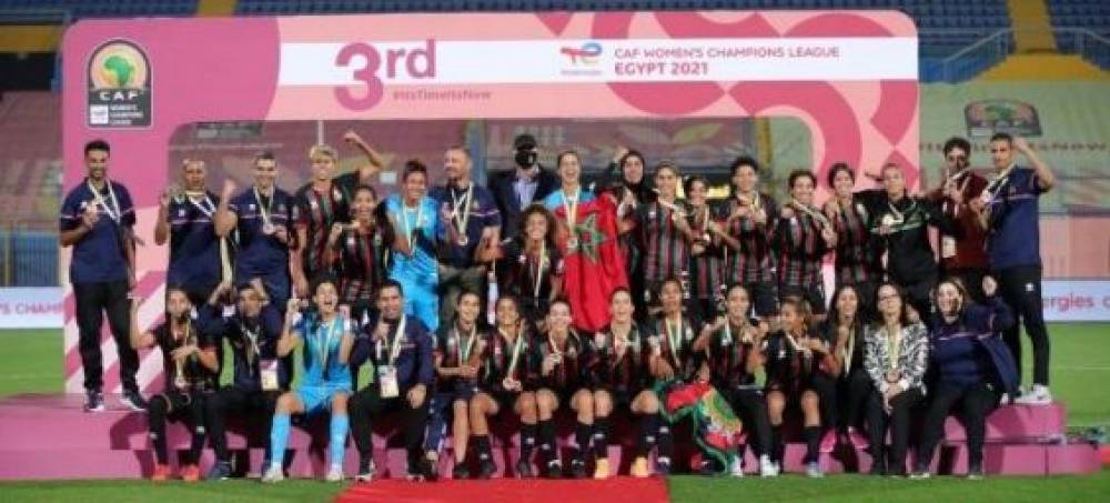 Les joueuses de l’AS FAR remportent la petite finale de la CAF Women's Champions League