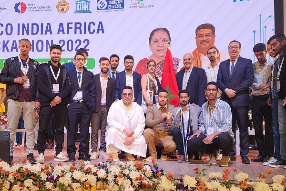 Inde: Les Marocains Lakhal et Benyahya primés lors du Hackathon annuel du codage et de l’IA