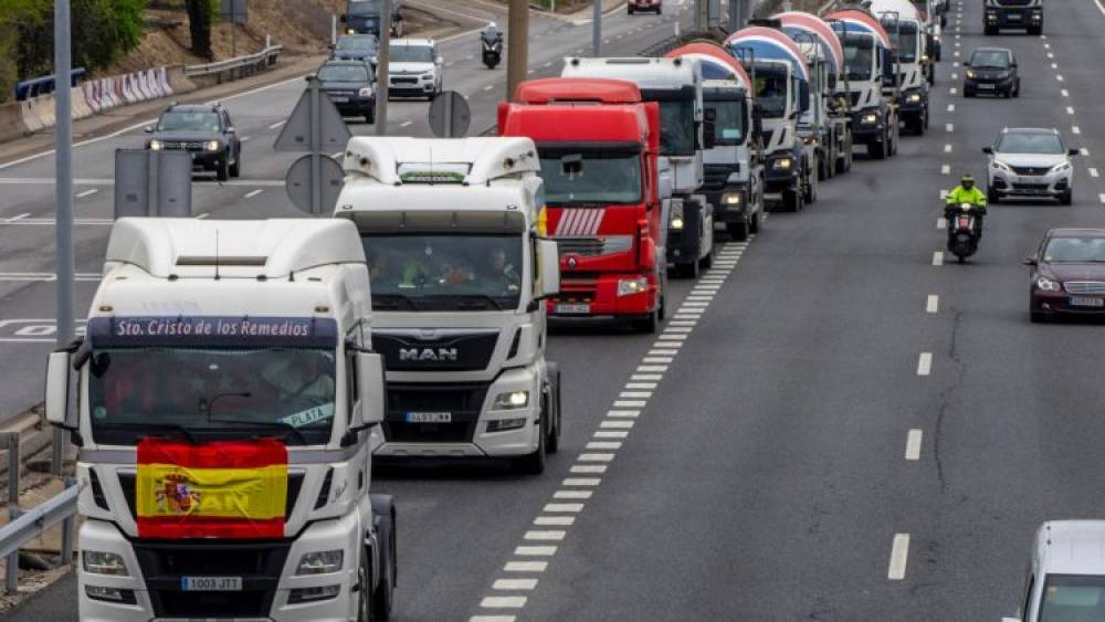 Espagne : nouvelle grève des routiers, les pertes estimées à 600 millions d’euros par jour