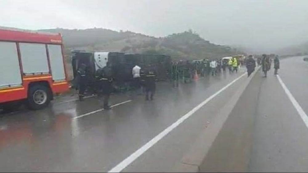 Province de Taza: 11 morts et 43 blessés dans le renversement d'un autocar
