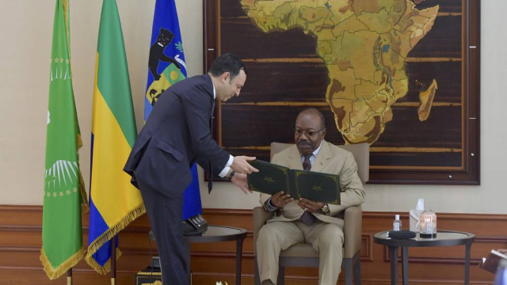 Libreville: le président gabonais Ali Bongo reçoit Younes Sekkouri, porteur d'un message du roi Mohammed VI
