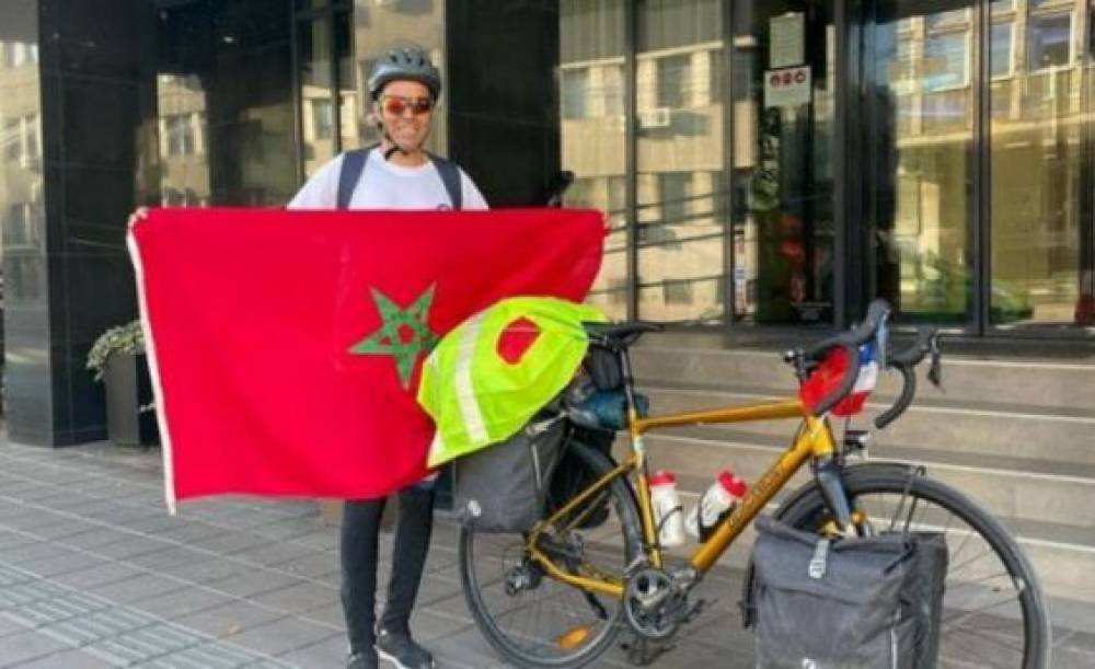 Mondial 2022 : Abderazzak Badaoui termine son voyage à vélo à Doha