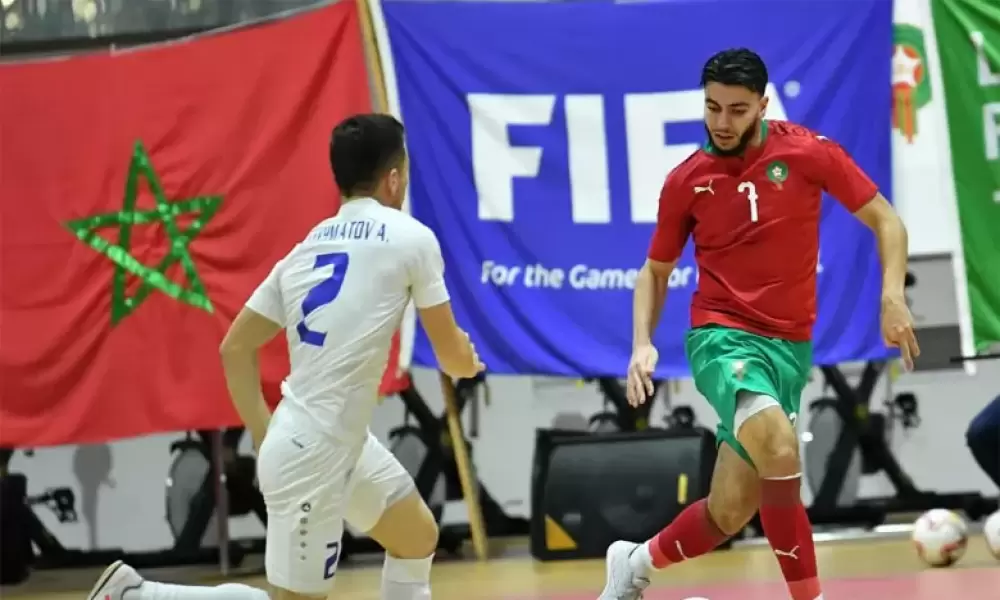 Futsal : double victoire du Maroc face à l’Ouzbékistan