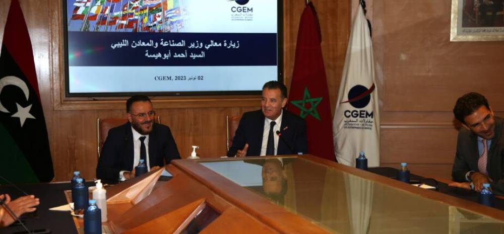 La CGEM rencontre le ministre libyen de l’Industrie et des Mines