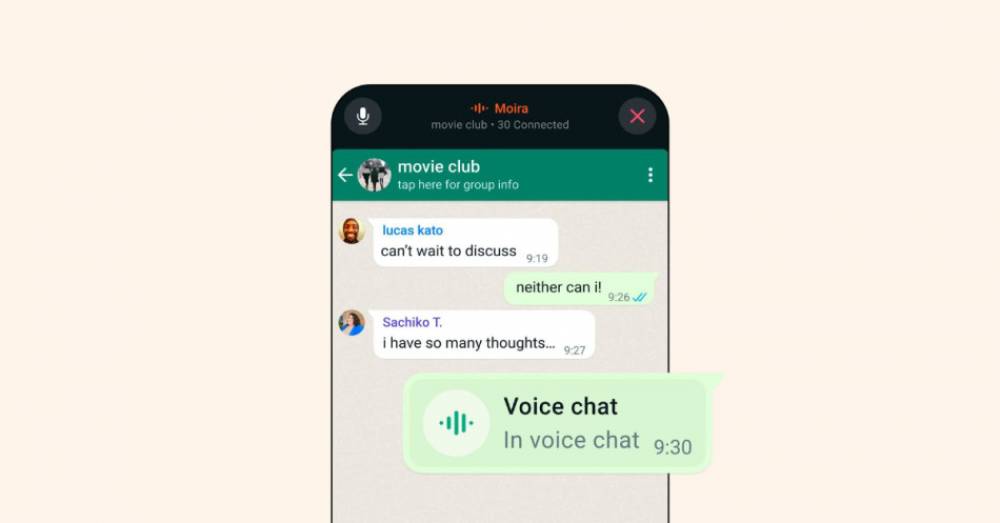 WhatsApp s’inspire de Discord et lance les salons vocaux