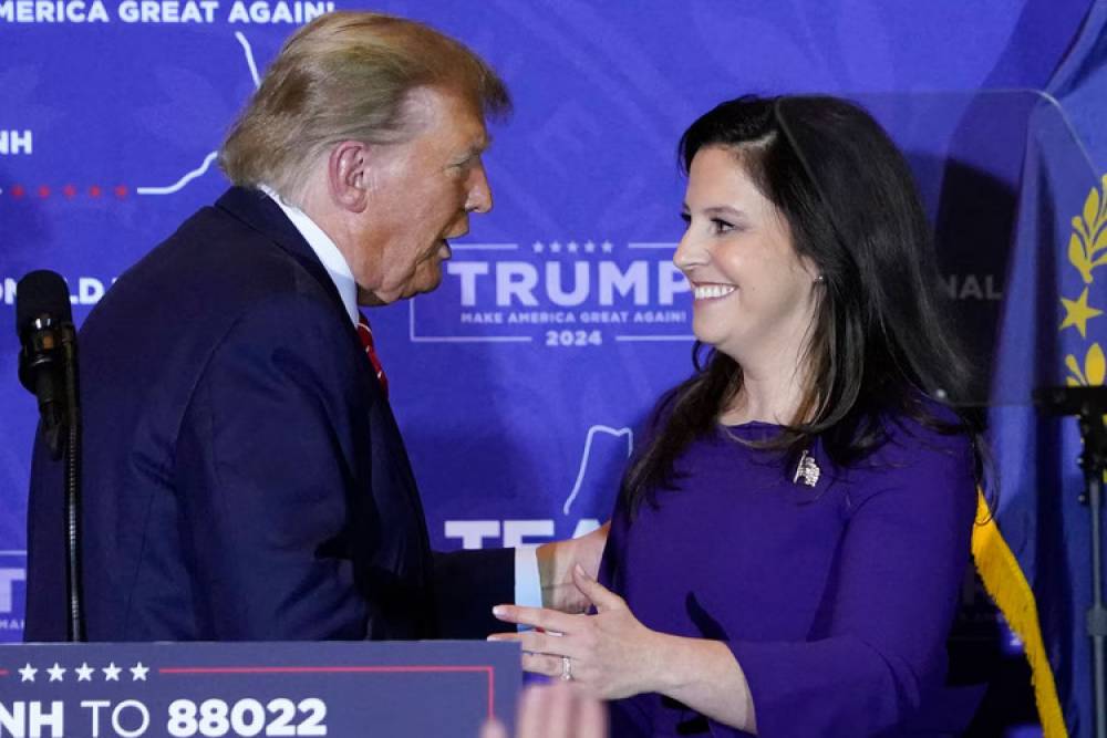 Donald Trump nomme Elise Stefanik ambassadrice à l’ONU