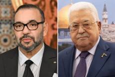 Le Roi Mohammed VI reçoit un message du président palestinien