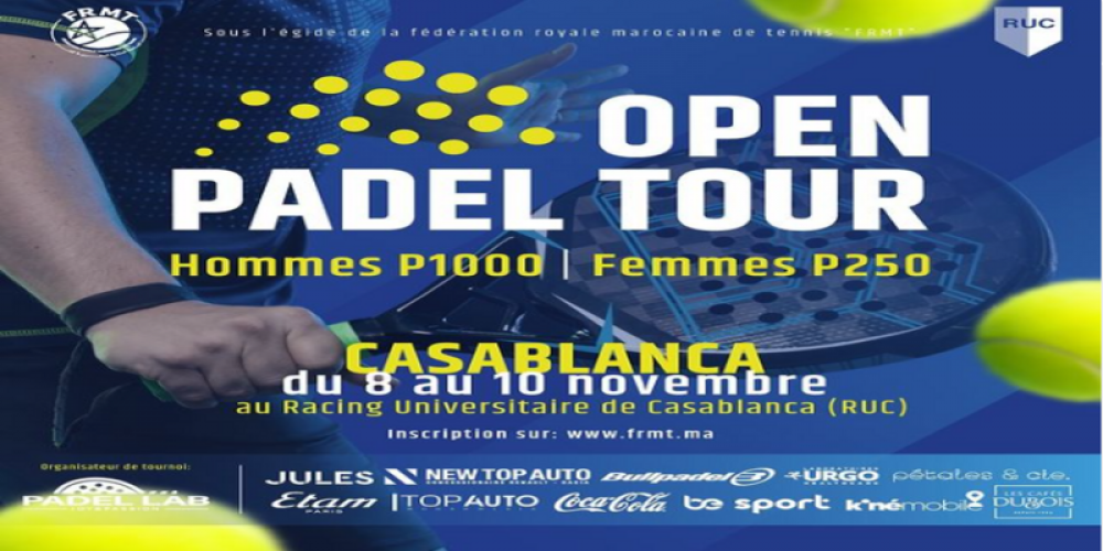 Casablanca : Le duo Outaleb-El Amrani s'impose lors de la 1ère étape de l’Open Padel Tour