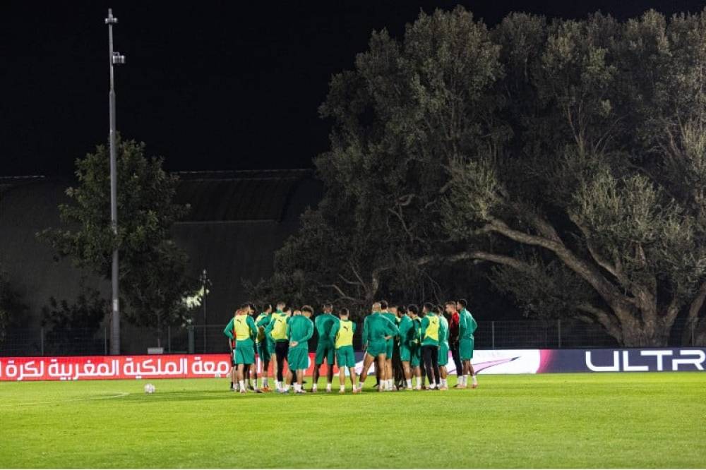 Amicaux : Les Lions de l’Atlas achèvent leur préparation avant de rejoindre Tanger