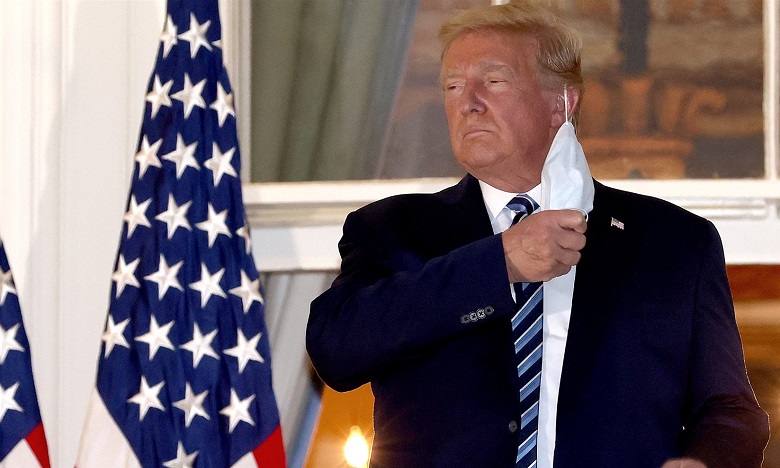 Donald Trump a regagné la Maison Blanche après sa sortie de l'hôpital