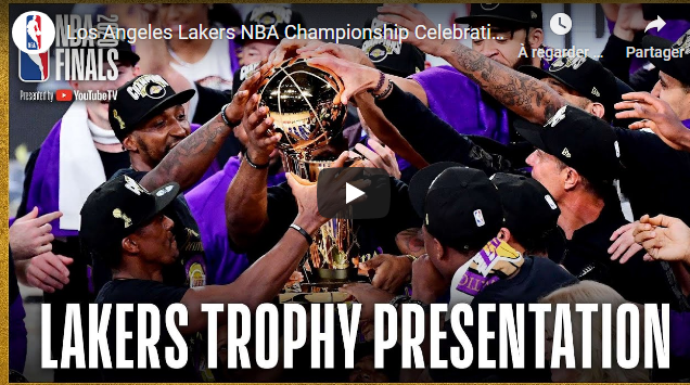 NBA: les Lakers décrochent leur 17e étoile, la plus "Bryant"