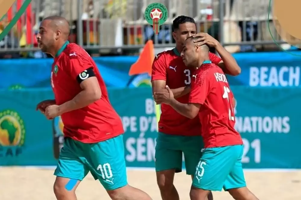 CAN de beach soccer : Le Maroc dans le dernier carré après sa victoire face au Malawi