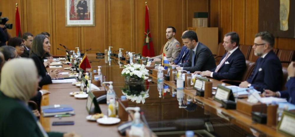 Nadia Fettah rencontre le Prince Guillaume du Luxembourg