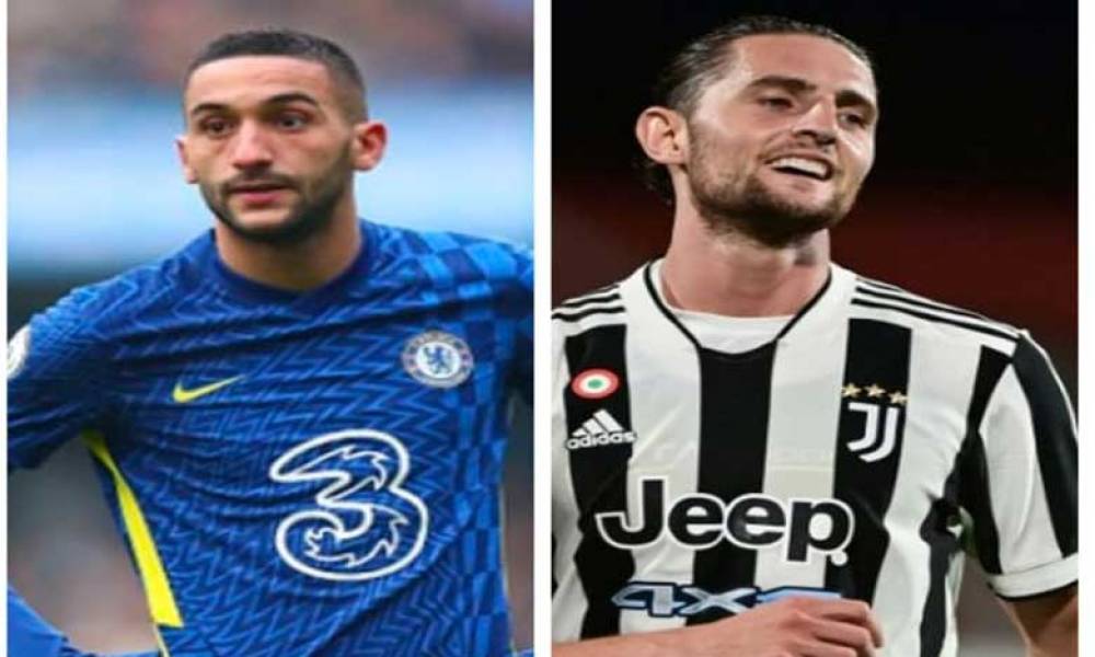 Chelsea prêt à céder Hakim Ziyech à la Juventus en échange d’Adrien Rabiot