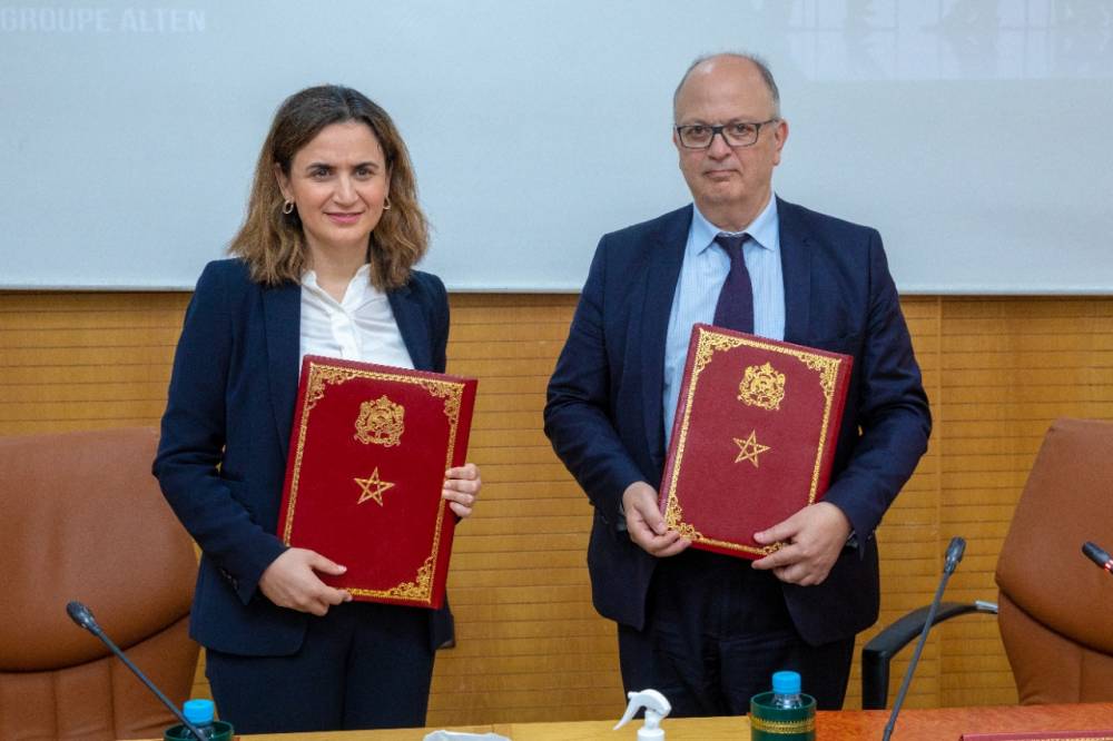 Offshoring: Signature d'une convention entre ALTEN Maroc et le ministère de la Transition numérique et de la réforme de l'administration