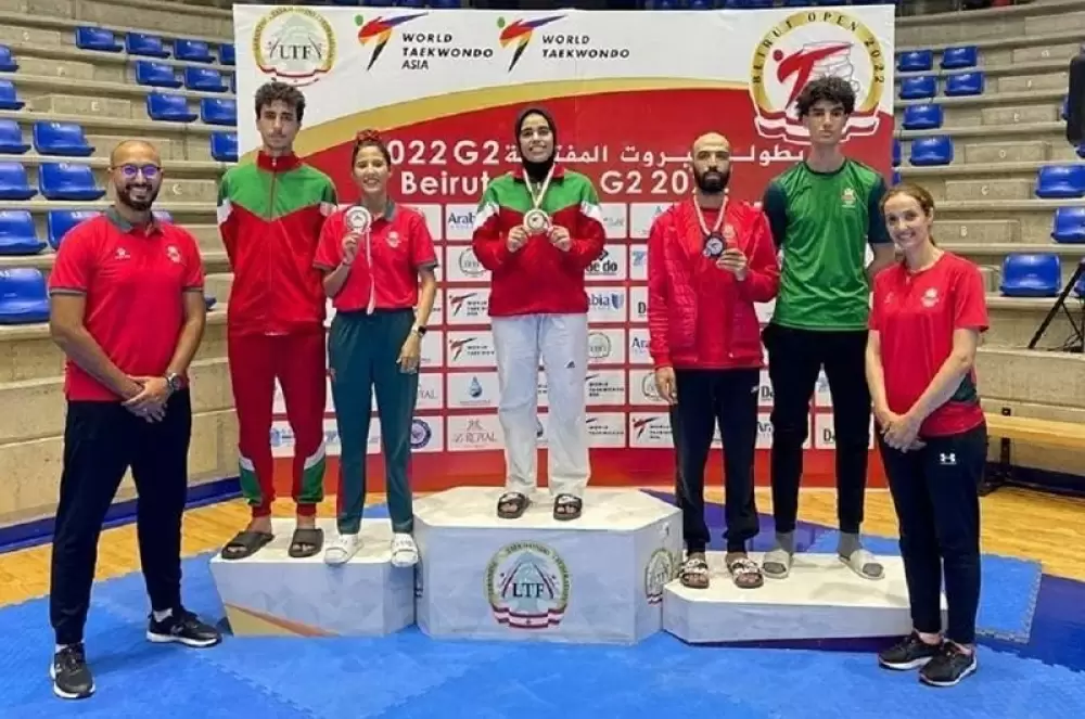 Championnats arabes de taekwondo: 4 médailles d'or et 1 de bronze pour le Maroc