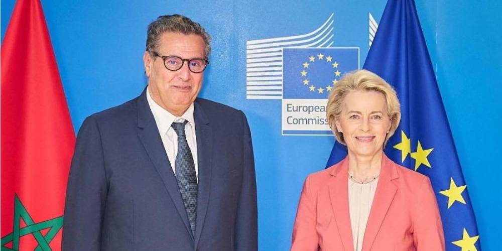 Akhannouch s'entretient à Bruxelles avec la Présidente de la Commission européenne