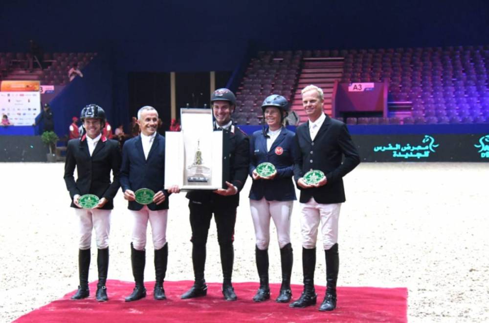 Morocco Royal Tour de saut d'obstacles: Le cavalier italien Emanuele Gaudiano remporte le Grand Prix S.M. le Roi Mohammed VI